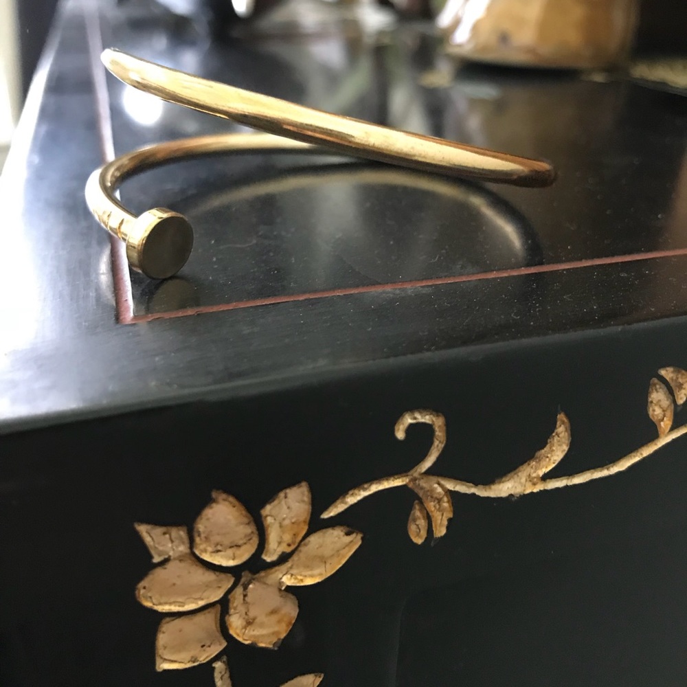 Free People Nail Brass Bangle
